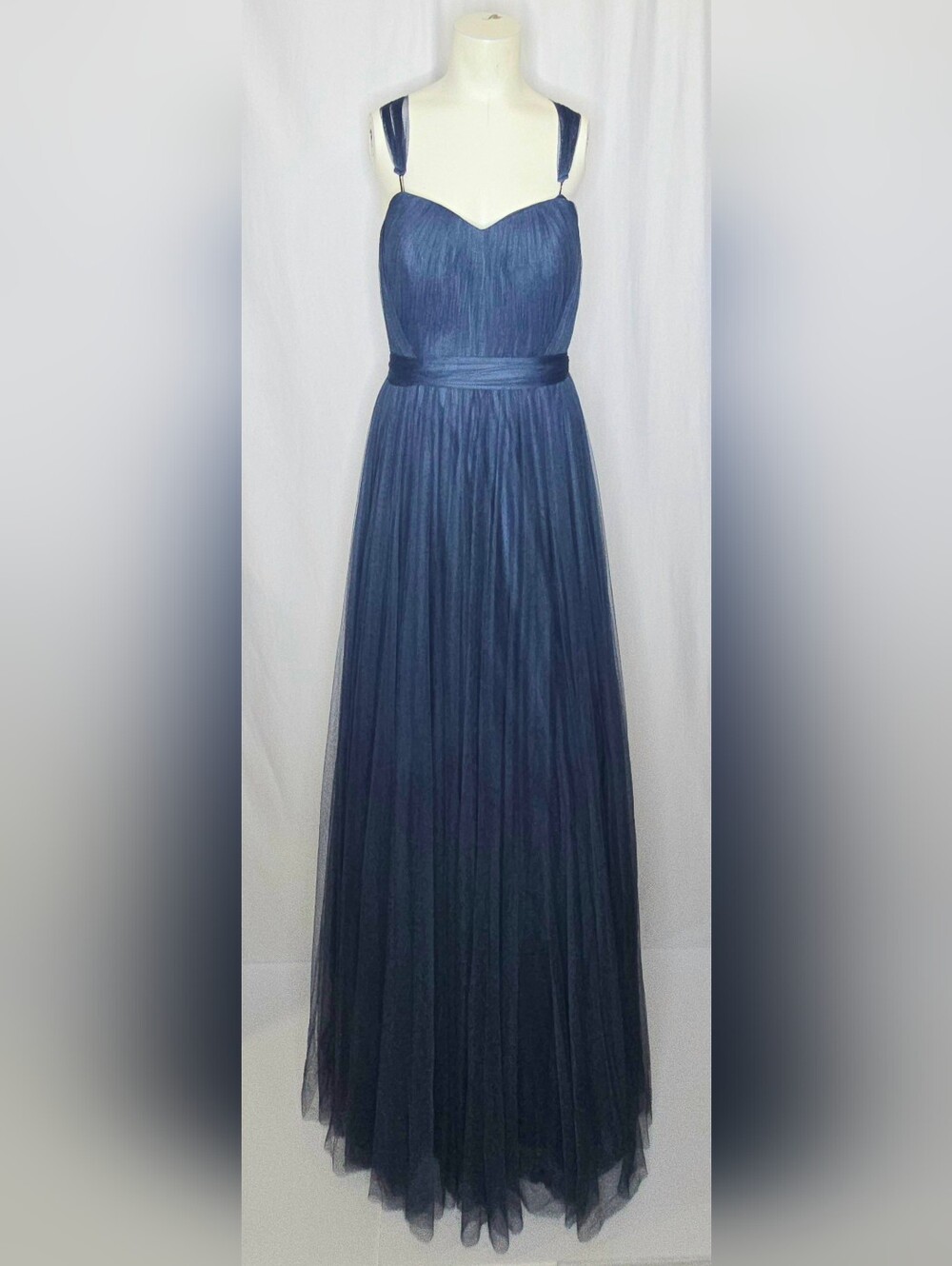 Revelry Rosalie Convertible‎ French Blue Wedding Guest Bridesmaid Dress Size 10